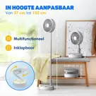 Vulpes Goods - Draadloze Statiefventilator - 4in1