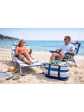 Strandset 3-Delig – stoel + ligbed + Koeltas