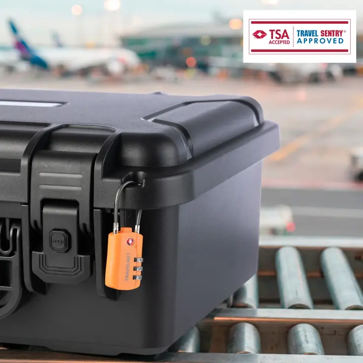 Travelnet TSA Reisslot met Cijfercode Set van 4