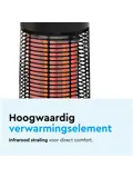 Terrasverwarmer tafelmodel infrarood 1200W