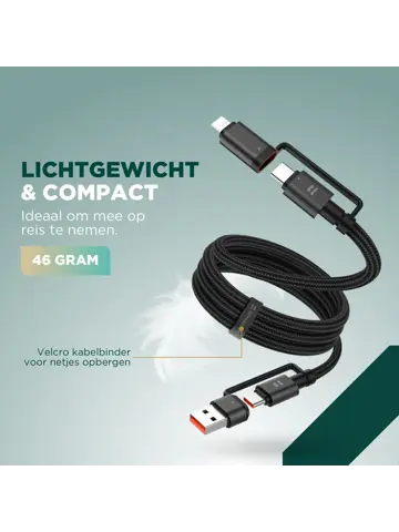 Remodius UniCharge Universele Oplaadkabel