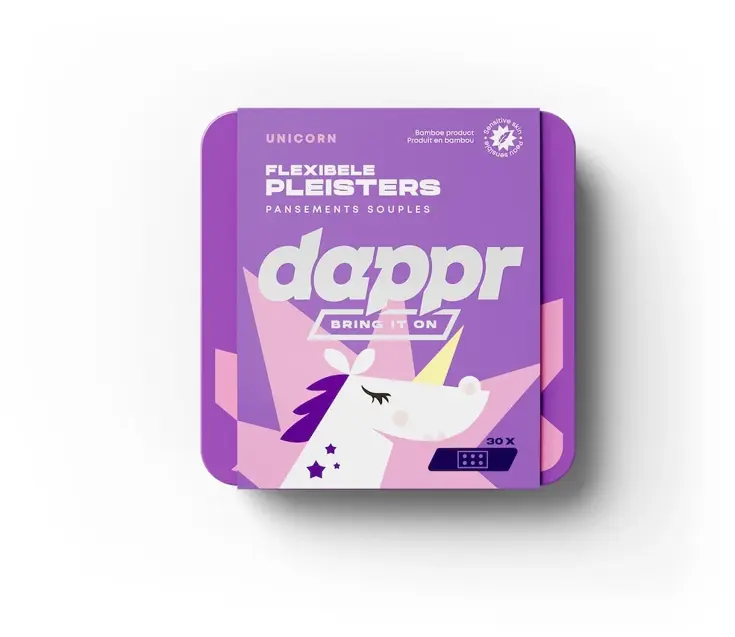Dappr Sensitive Pleisters UNICORN 30ST