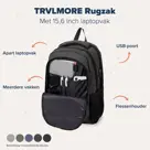 TRVLMORE Rugtas - 28L - 15,6 Inch