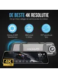 T55 4K 2CH Full Mirror Wifi GPS 32gb dashcam