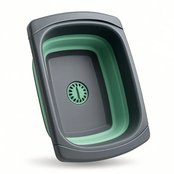 Opvouwbare Afwasteil 8L Met Stop - Hem