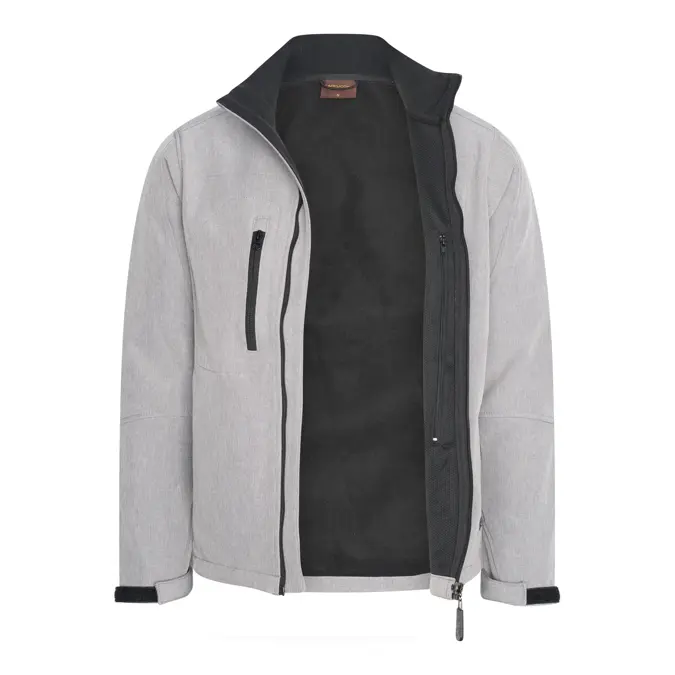 Heren Softshell Zip Jacket Cappuccino Italia