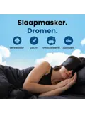 Zijden Slaapmasker - Zwart
