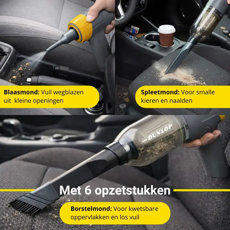 Auto Stofzuiger Draadloos 36W
