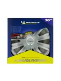 Wieldoppen - 16 inch - chroom - 4 stuks