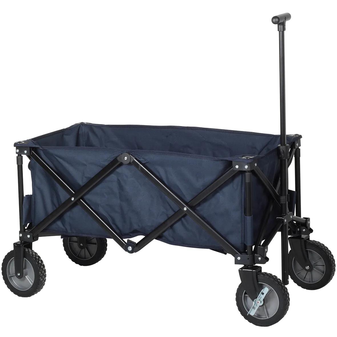 Campart Travel  Opvouw- bolderwagen  Blauw