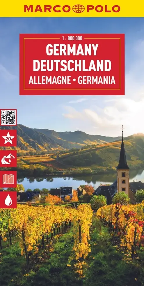 Wegenkaart Duitsland