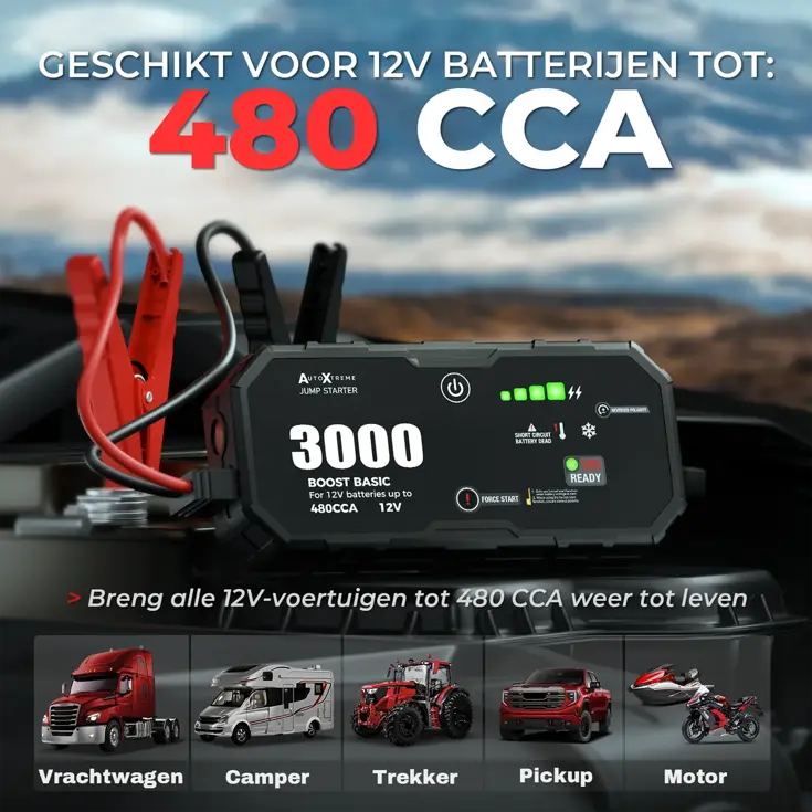 Boost Basic - Jumpstarter & Starthulp - 480CCA