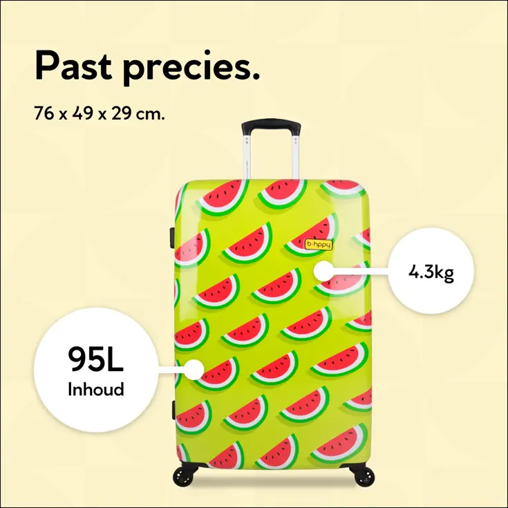 Reiskoffer met print - 76cm