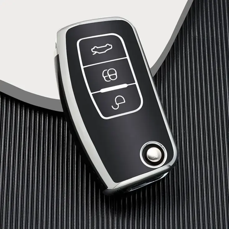 TPU Sleutelhoesje voor Ford zwart G3