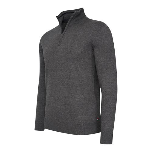 Heren Bergamo Zip Pullover Cappuccino Italia
