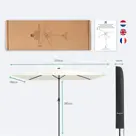 LifeGoods Parasol - 270x180cm