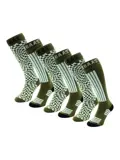 6 paar - Unisex - Skisokken