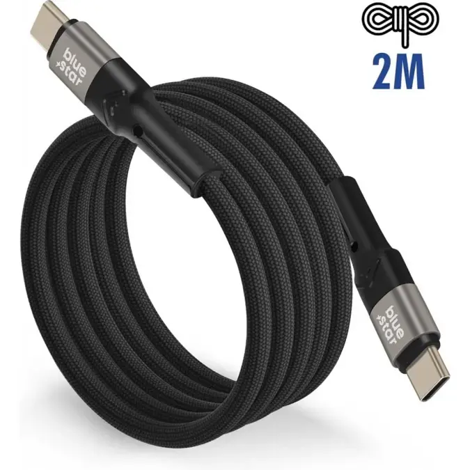 Bluestar 60W Oplaadkabel USB C -> USB C - 2m