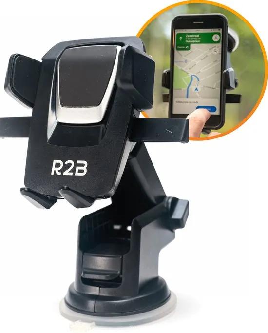 R2B  Telefoonhouders Auto  Raam en Dashboard  Zwart main product image