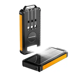 Solar Powerbank Oranje 10.000 mah