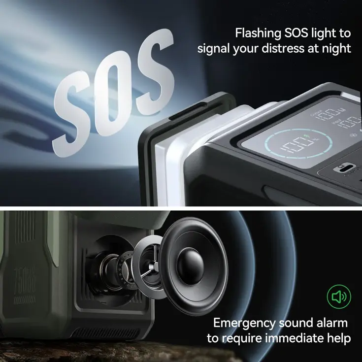 Powerbank XXL - 75000mAh - Groen