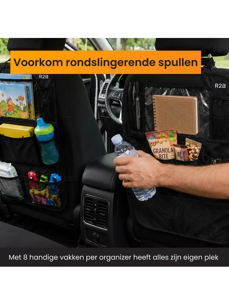 Auto Organizer Kinderen - 2 Stuks