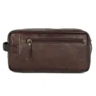 Pecos - Leren toilettas - 4 insteekvakken