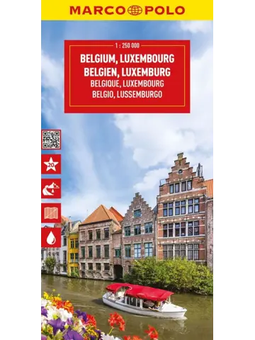 Wegenkaart België - Luxemburg