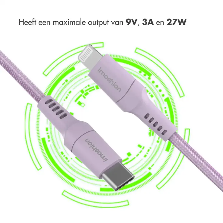 imoshion Lightning naar USB-C kabel 2 meter