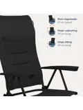Campingstoel 7 standen 2-Pack