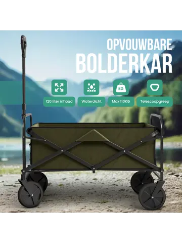 Bolderkar Opvouwbaar XL