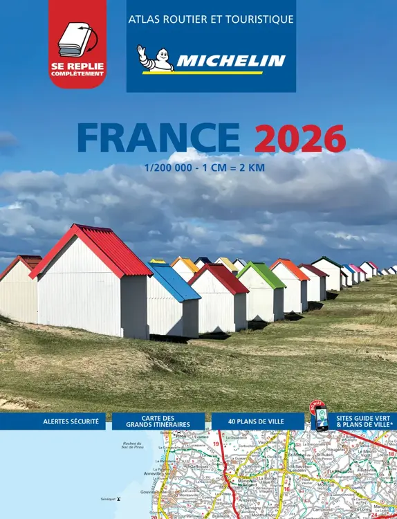 Wegenatlas Frankrijk Multiflex 2026