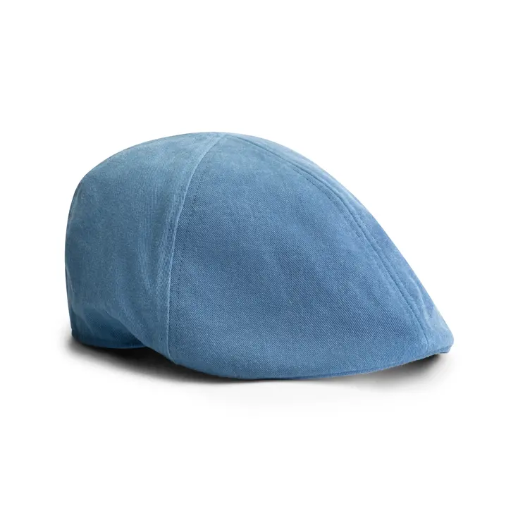 Bourne Unisex - Flatcap - Katoen - Blauw