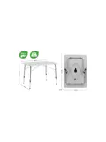 Campingtafel Verstelbaar 100x70 cm