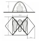 Turbat Borzhava 3 Alu lichtgewicht tent