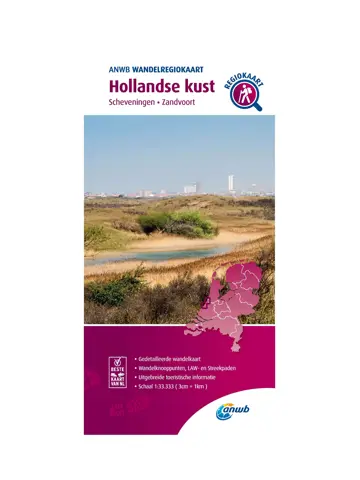 ANWB Wandelkaart Hollandse Kust