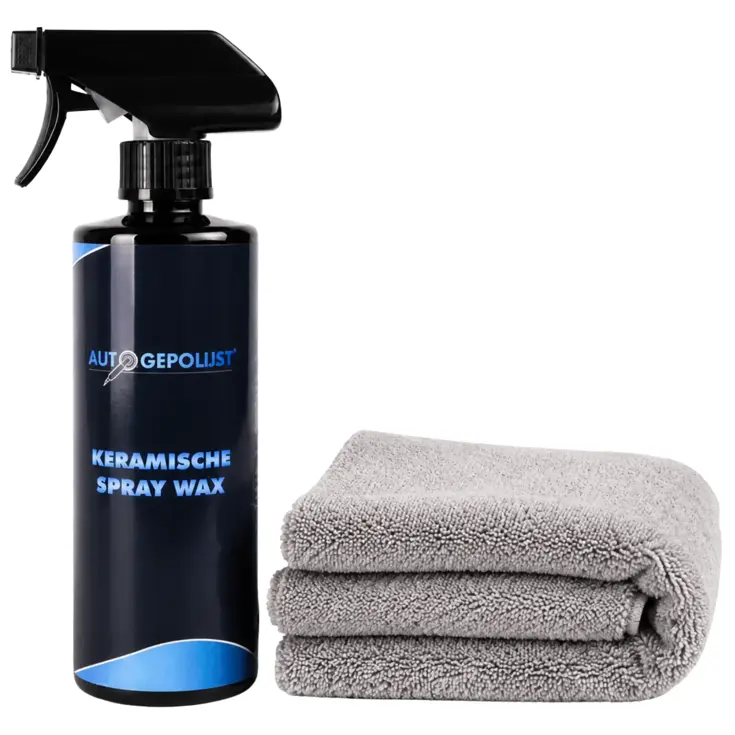 Keramische Spray Wax + Microvezeldoek - Coating