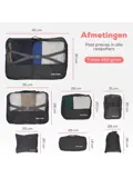 Packing cubes  7 stuks  complete set