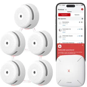 Link+ Pro bundel 5 Rookmelders en Gateway