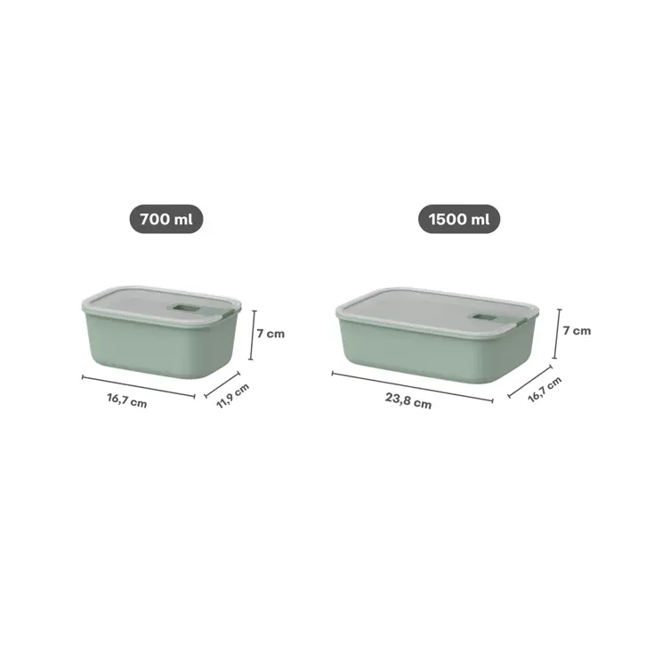 Mepal EasyClip Vershouddoos set 2x 700 + 1500 ml