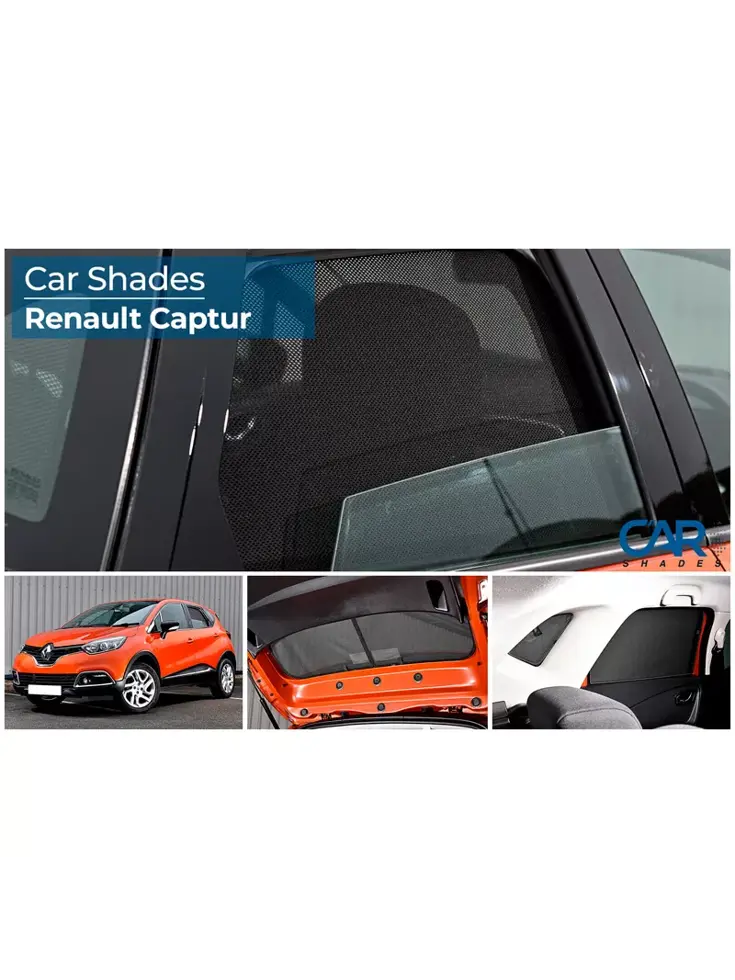 Renault Captur 5 deurs 2013 - Zonneschermen - Car Shades