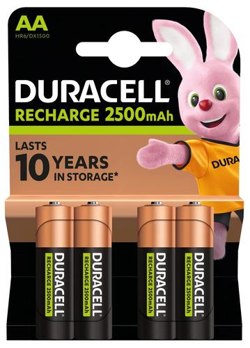 Oplaadbare AA batterijen 2500mAh - 4st.