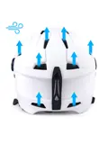 Vizorz Skihelm - Inclusief 2 vizieren