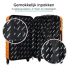 BlockTravel reiskoffer - M - TSA-slot - 74L