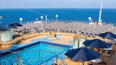 Aft Pool - Deck 9..Noordam - Holland America Line