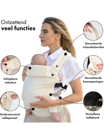 Amora Draagzak - Baby Draagzak - Ergonomisch
