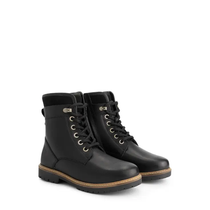 Larvik Dames - Veterboots - Gevoerd