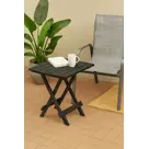 HEM Inklapbare Bijzettafel zwart 43x45 cm