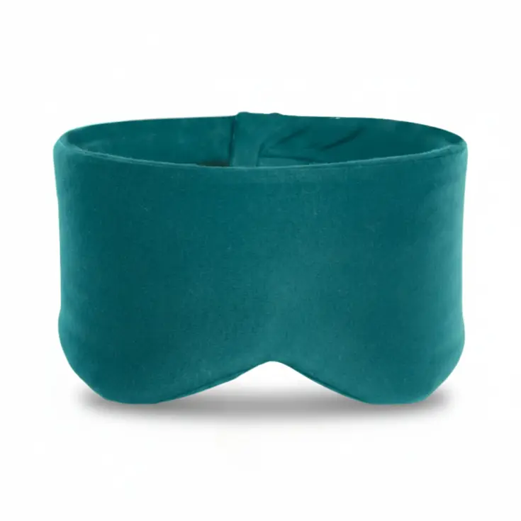 Katoenen Slaapmasker - Verduisterend - Oceaanblauw