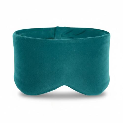 Slaapmasker Katoen - Oceaanblauw - PurelyGoods